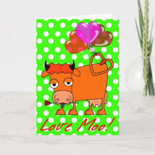 Festiva ¡Amar a Moo! Tarjeta