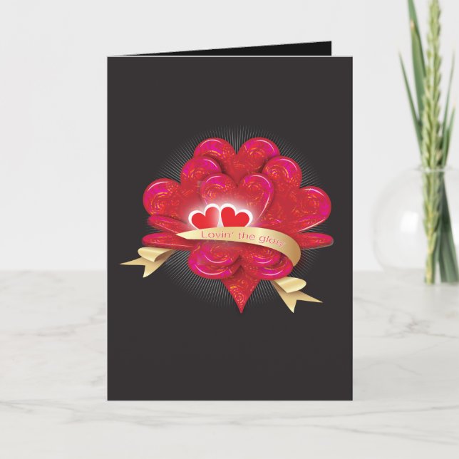 Festiva Amar la tarjeta de brillo (Anverso)