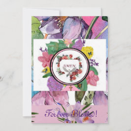 Festiva "Amén - ¡Bendito para siempre!" Tarjeta de aliento