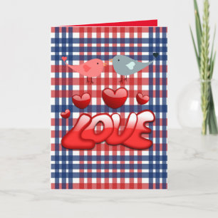 Festiva Amor de la tarjeta de saludo del el día de San Val