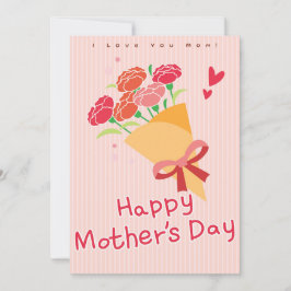 Festiva Amor de Madre - Tarjeta Elegante del Día de la Mad