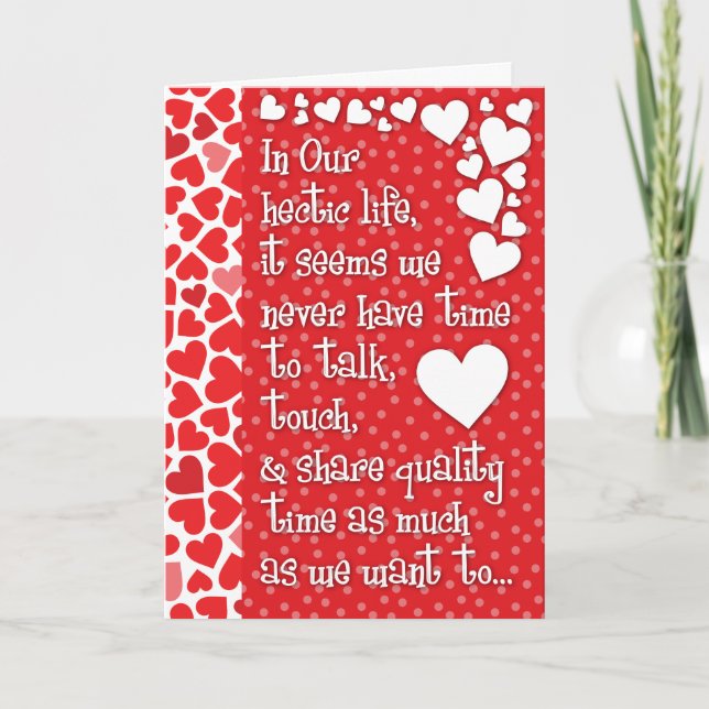 Festiva Amor por mi tarjeta El día de San Valentín de vida (Anverso)