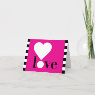 Festiva Amor! Tarjeta - Rosa