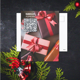 Festiva Añadir Postal empresa de código QR fotográfico