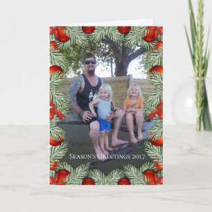 Festiva Añadir tarjeta de Navidades de marcos de foto Pers