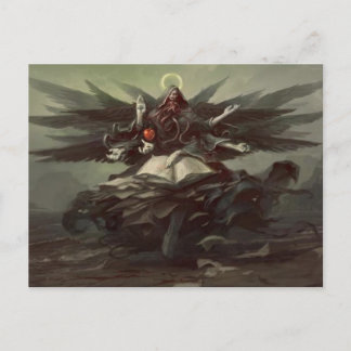 Festiva Ángel de Azrael de la postal de la muerte