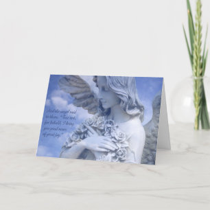 Festiva Ángel de la tarjeta del día de fiesta de la paz