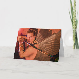 Festiva Angel "Salvación de la oscuridad" tarjeta de Navid