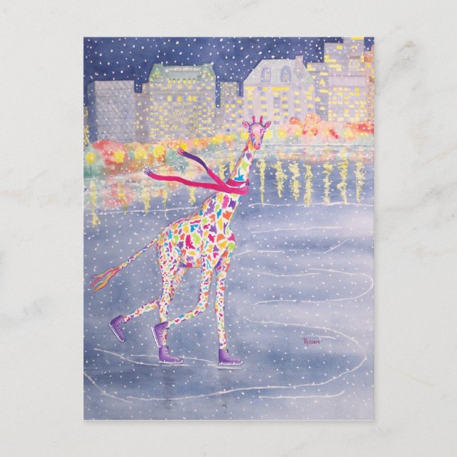 Festiva Annabelle en la postal del hielo (Anverso)