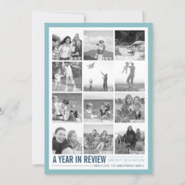 Festiva Año 2017 en revisión de tarjeta de vacaciones de 1