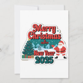 Festiva Año Nuevo 2025: Tarjeta de Felicitaciones de Año N