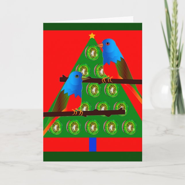 Festiva Años Nuevos de tarjeta con arte de golpe ligero (Anverso)