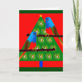 Festiva Años Nuevos de tarjeta con arte de golpe ligero