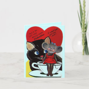 Festiva Antiq lindo de la tarjeta del día de San Valentín