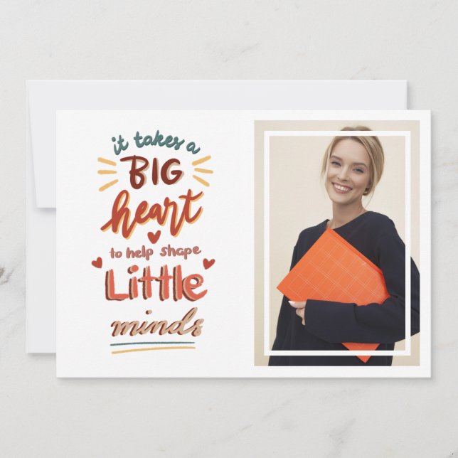 Festiva Apreciación del profesor tarjeta de felicitación d (Anverso)