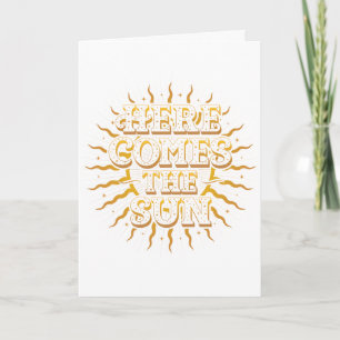 Festiva Aquí Viene La Tarjeta Solar / Doble