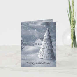 Festiva Árbol de nodos de tarjeta de navidades