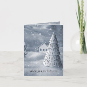 Festiva Árbol de nodos de tarjeta de navidades