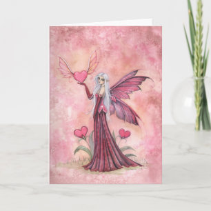 Festiva Arte de hadas del Faerie de la tarjeta de la