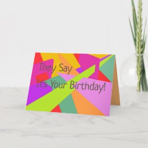 Festiva Arte original de Digitaces en tarjeta de