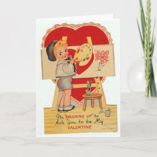 Festiva Artista de la tarjeta del día de San Valentín del