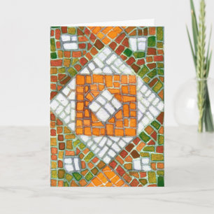 Festiva AUTUMN MOSAIC - Tarjeta de Acción de Gracias