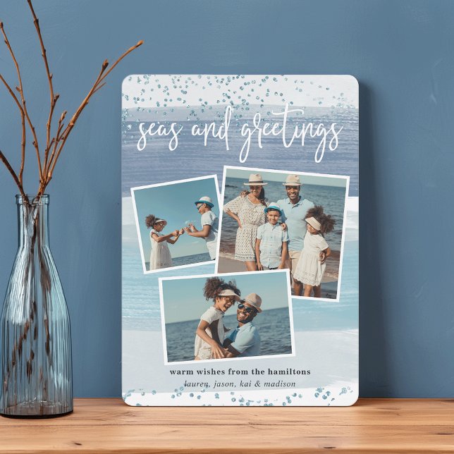 Festiva Banda costera | Tarjeta de Collage de fotos de vac (Subido por el creador)