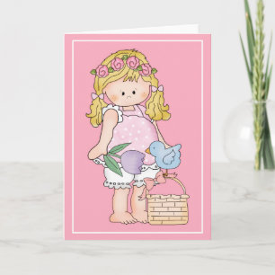 Festiva Barefoot Beth ama la tarjeta de felicitación de Pa