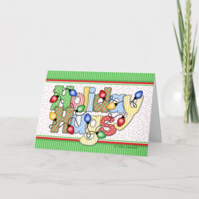 Festiva BaZooples "día de fiesta abraza" la tarjeta de (Anverso)