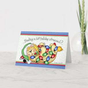 Festiva BaZooples "día de fiesta subrayado?" Tarjeta de