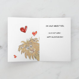 Festiva Bebe Todavía Mi Tarjeta De Corazón De León