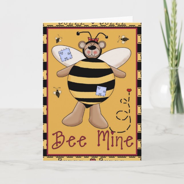 Festiva Bee Mine Honey Bear Tarjeta d2 (Anverso)