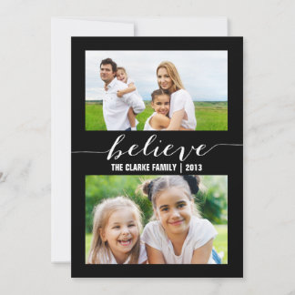 Festiva Believe Collage | Tarjeta fotográfica de vacacione