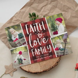 Festiva Bendiciones de vacaciones | Tarjeta de Collage de 