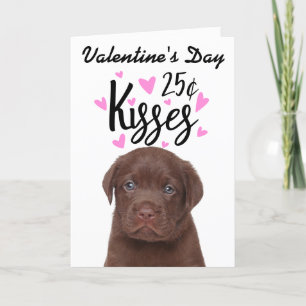 Festiva Besos de tarjeta del Día de San Valentín... del pe