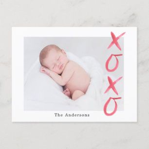 Festiva Besos y abrazos en el guión del pincel Postal de l