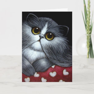Festiva BICOLOR PERSA CAT - Tarjeta DE VALENTINE