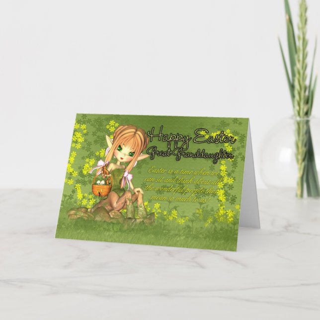 Festiva Bisnieta - tarjeta de pascua - Centaur lindo W (Anverso)