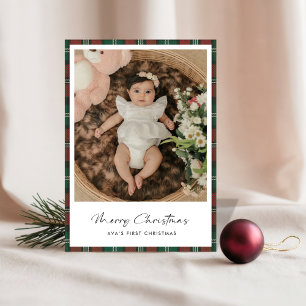 Festiva Boho cargó la primera tarjeta de fotos navideña de
