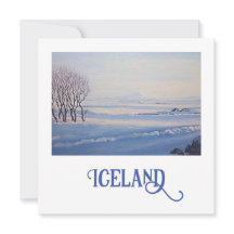 Bonita tarjeta de bello arte paisajístico de Islan