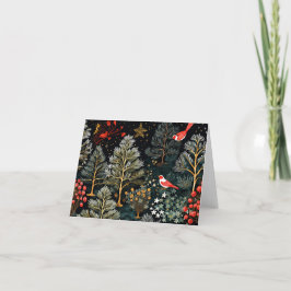 Festiva Bonita tarjeta de Navidades retro