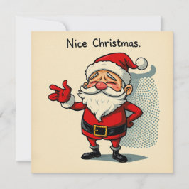 Festiva Bonita tarjeta de Navidades - Sobre vacaciones San