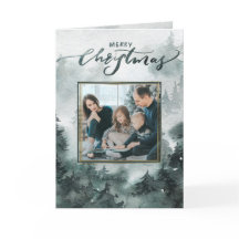 Bosque de bosques | Tarjeta de Navidades fotográfi