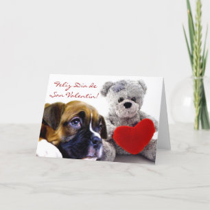 Festiva Boxeador de los cachorros de la estafa de Tarjeta