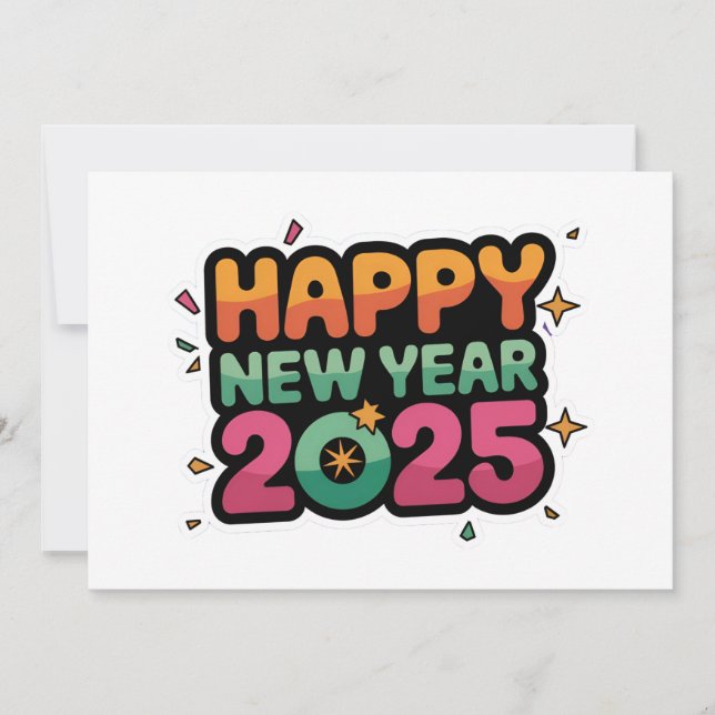 Festiva Brindis en cada tarjeta: Tarjeta de vacaciones de  (Anverso)