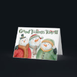 Festiva Buenas condiciones - Tarjeta de felicitación<br><div class="desc">Buenas novedades y alegría para todas las tarjetas de felicitación.</div>