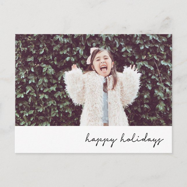 Festiva Buenas fiestas postal (Anverso)