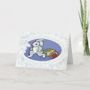 Festiva Bunny Entrega Tarjeta de Huevos de Pascua
