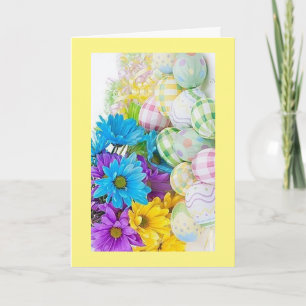 FESTIVA BUNNY "WISHES** Y EASTER **KISSES** TARJETA DE PAS