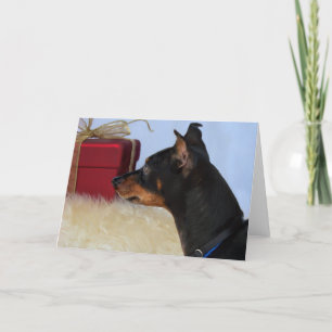 Festiva Buscar la tarjeta mínima del perro del Pin de